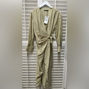 Zara Light Olive Dress